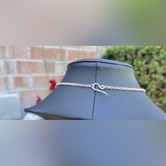 Sterling Silver Gem Stone Handmade Necklace by Sandy Robinson Jewelry - Picture 3 of 4